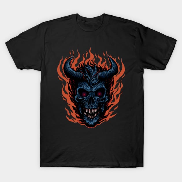 Dark Magic Skull T-Shirt by Atomic Blizzard